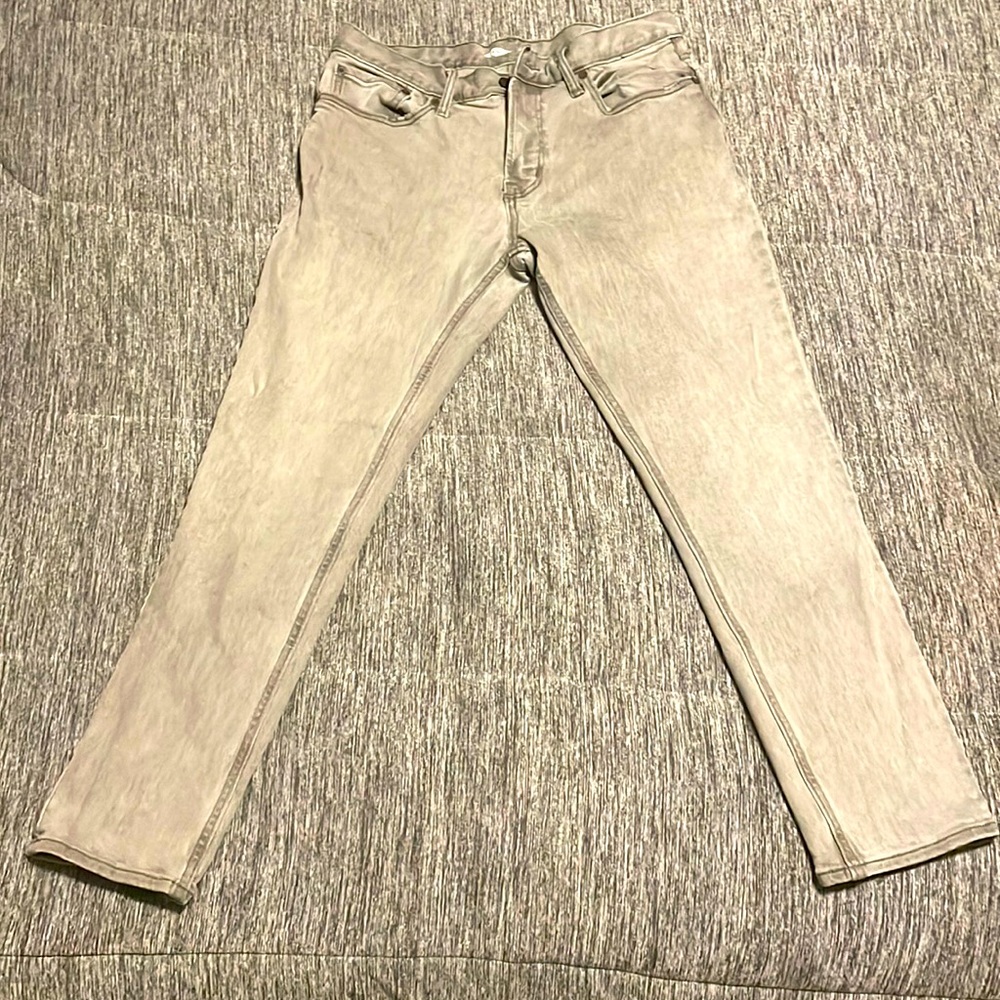 Old Navy Gray Relaxed Slim Built-In Flex Jeans